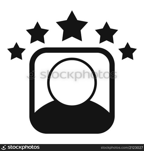 Best customer review icon simple vector. Product feedback. App service. Best customer review icon simple vector. Product feedback