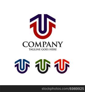 best Letter U vector logo symbol, letter U concept Vector template, u letter logo design