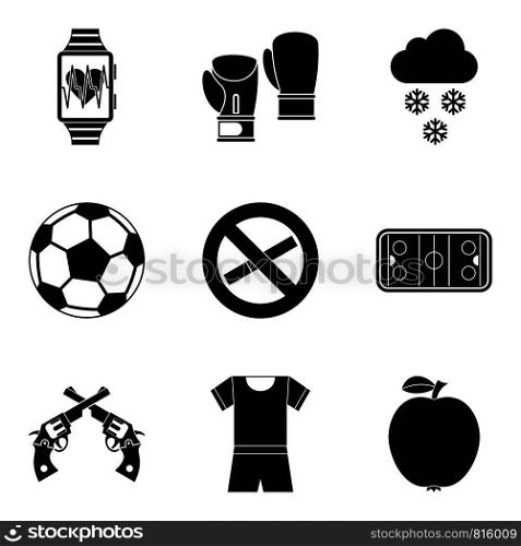 Best of the best icons set. Simple set of 9 best of the best vector icons for web isolated on white background. Best of the best icons set, simple style