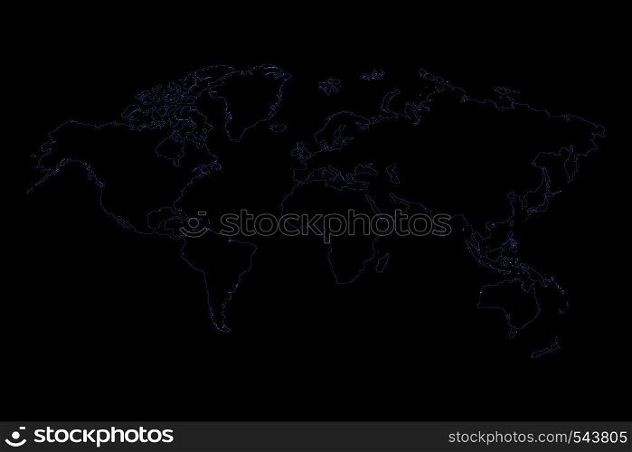 best popular world map outline graphic sketch style, background vector of Asia Europe north south america and africa
