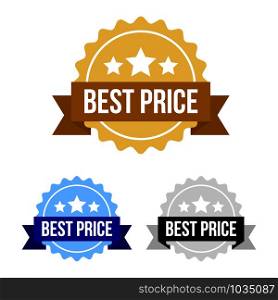 Best Price Badge Stamp Vector Template