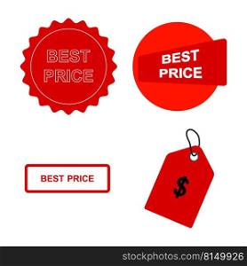 Best price icon vector illustration design
