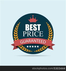 Best Price Label Illustration EPS10. Best Price Label Illustration