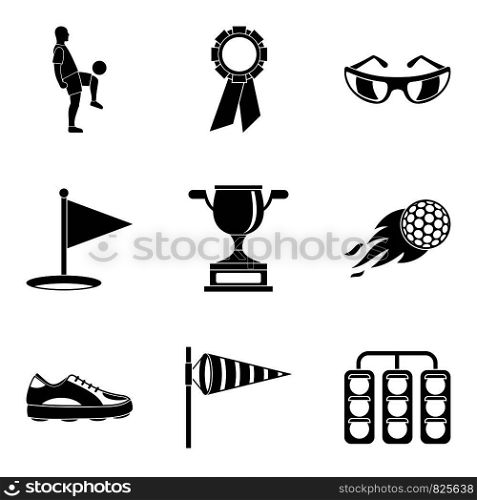 Best prize icons set. Simple set of 9 best prize vector icons for web isolated on white background. Best prize icons set, simple style