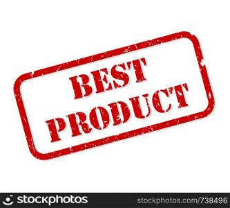 Best product red rubber stamp vector isolated
