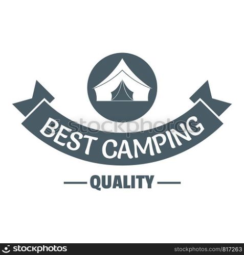 Best quality camp logo. Vintage illustration of best quality camp vector logo for web. Best quality camp logo, vintage style