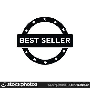 Best seller stamp icon vector logo design template