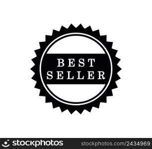 Best seller stamp icon vector logo design template