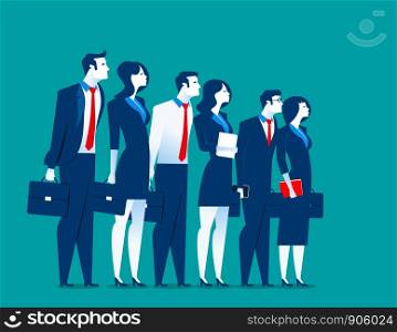 Best special business team. Concept business illustration. Vector flat