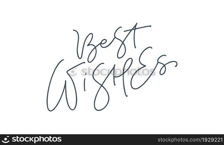 Best Wisher vector Christmas hand drawn lettering monoline calligraphy text isolated on white background. Text for cards invitations, templates. Stock illustration.. Best Wisher vector Christmas hand drawn lettering monoline calligraphy text isolated on white background. Text for cards invitations, templates. Stock illustration