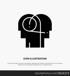 Better, Communication, Hearing, Human solid Glyph Icon vector