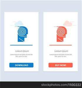 Better, Comprehension, Definition, Learning, Study Blue and Red Download and Buy Now web Widget Card Template