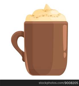 Beverage latte icon cartoon vector. Spice drink. Food dessert. Beverage latte icon cartoon vector. Spice drink