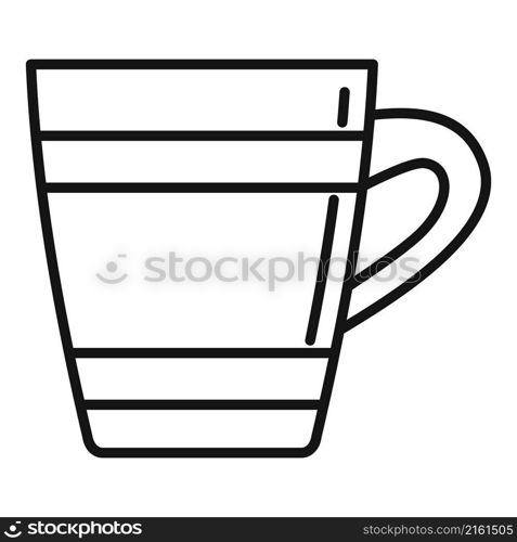 Beverage mug icon outline vector. Hot cup. Breakfast cup. Beverage mug icon outline vector. Hot cup