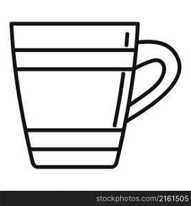 Beverage mug icon outline vector. Hot cup. Breakfast cup. Beverage mug icon outline vector. Hot cup