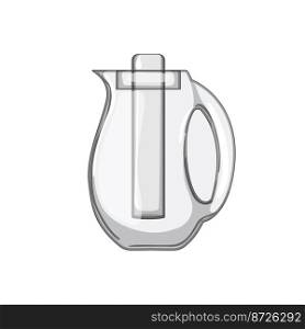 beverage water pitcher cartoon. beverage water pitcher sign. isolated symbol vector illustration. beverage water pitcher cartoon vector illustration