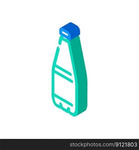 beverage water plastic bottle isometric icon vector. beverage water plastic bottle sign. isolated symbol illustration. beverage water plastic bottle isometric icon vector illustration