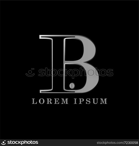 BI letter logo template vector illustration graphic design