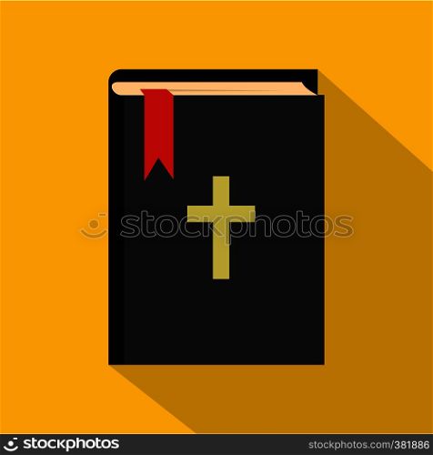 Bible icon. Flat illustration of bible vector icon for web. Bible icon, flat style