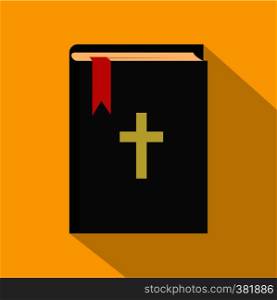 Bible icon. Flat illustration of bible vector icon for web. Bible icon, flat style