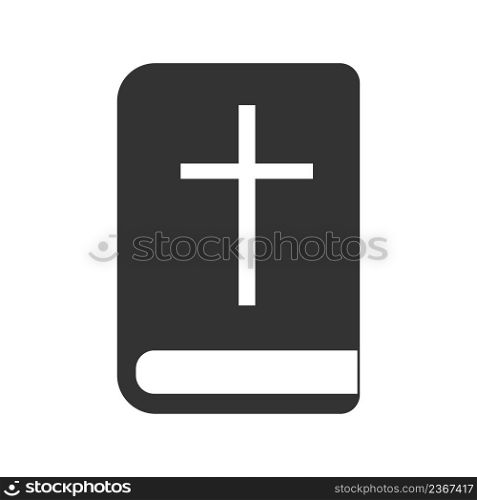 Bible icon. Holy book symbol. God&rsquo;s word vector illustration.