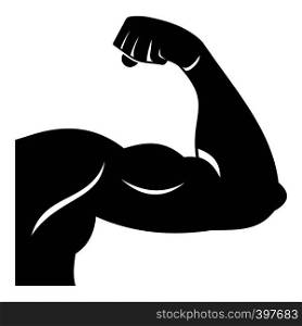 Biceps icon. Simple illustration of biceps vector icon for web. Biceps icon, simple style