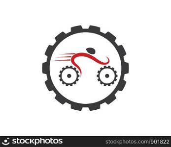 Bicycle and Bike icon vector illustration design
