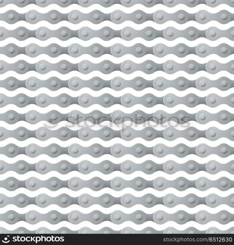 bicycle chain seamless repeating pattern square composition. Bike chain seamless background