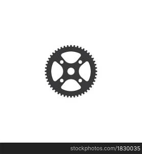 Bicycle cogwheel illustration vector design