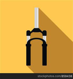 Bicycle fork icon. Flat illustration of bicycle fork vector icon for web design. Bicycle fork icon, flat style