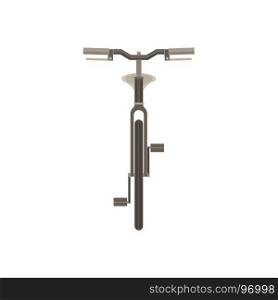 Bicycle front view vector icon retro isolated travel urban symbol element cycle bike modern city