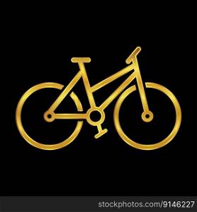 bicycle icon, bicycle vector logo illustration for graphic and web design