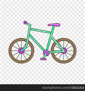 Bicycle icon in cartoon style isolated on background for any web design . Bicycle icon, cartoon style