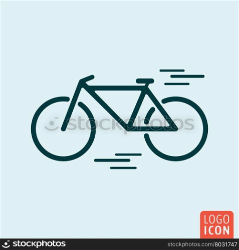 Bicycle icon isolated. Bicycle icon isolated. Simple design bike symbol. Vector illustration