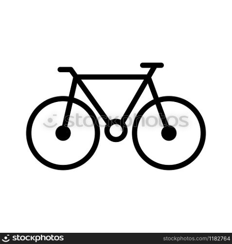 Bicycle icon vector design template isolated on white background