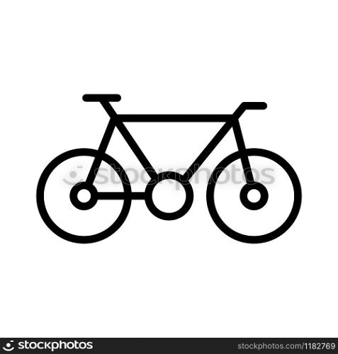 Bicycle icon vector design template isolated on white background