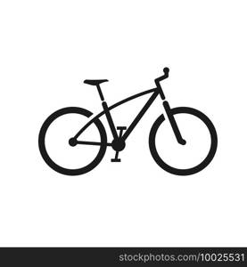 Bicycle icon vector isolated on white background. Vector illustration. - stock vector. bicycle icon vector design template. Bicycle outline icon 