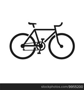 Bicycle icon vector isolated on white background. Vector illustration. - stock vector. bicycle icon vector design template. Bicycle outline icon 