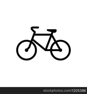 bicycle lines icon on white background, vector illustration. bicycle lines icon on white background, vector
