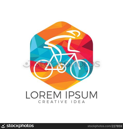 Bicycle Logo Design. Cycle Sport Identity