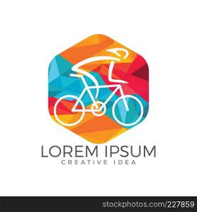 Bicycle Logo Design. Cycle Sport Identity