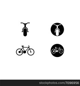 Bicycle logo vector icon illustration design