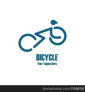 Bicycle logo vector ilustration template