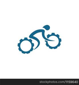 Bicycle logo vector ilustration template