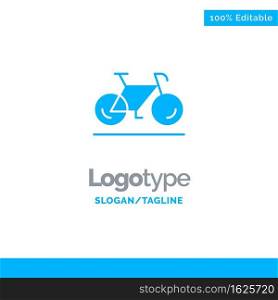 Bicycle, Movement, Walk, Sport Blue Business Logo Template