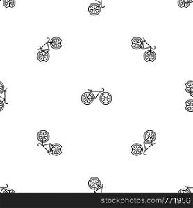 Bicycle pattern seamless vector repeat geometric for any web design. Bicycle pattern seamless vector