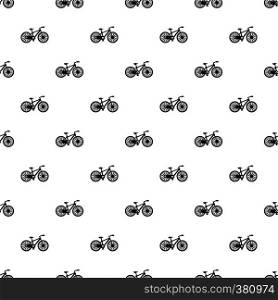 Bicycle pattern. Simple illustration of bicycle vector pattern for web. Bicycle pattern, simple style