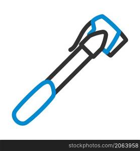 Bicycle Pump Icon. Editable Bold Outline With Color Fill Design. Vector Illustration.