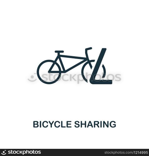 Bicycle Sharing icon. Premium style design from public transport collection. UX and UI. Pixel perfect bicycle sharing icon for web design, apps, software, printing usage.. Bicycle Sharing icon. Premium style design from public transport icon collection. UI and UX. Pixel perfect Bicycle Sharing icon for web design, apps, software, print usage.