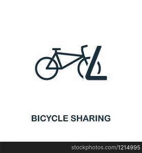 Bicycle Sharing icon. Premium style design from public transport collection. UX and UI. Pixel perfect bicycle sharing icon for web design, apps, software, printing usage.. Bicycle Sharing icon. Premium style design from public transport icon collection. UI and UX. Pixel perfect Bicycle Sharing icon for web design, apps, software, print usage.